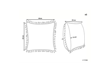 Pynteputer Mallow sett med 2 - Tekstiler & tepper - Pute & putetrekk - Pynteputer