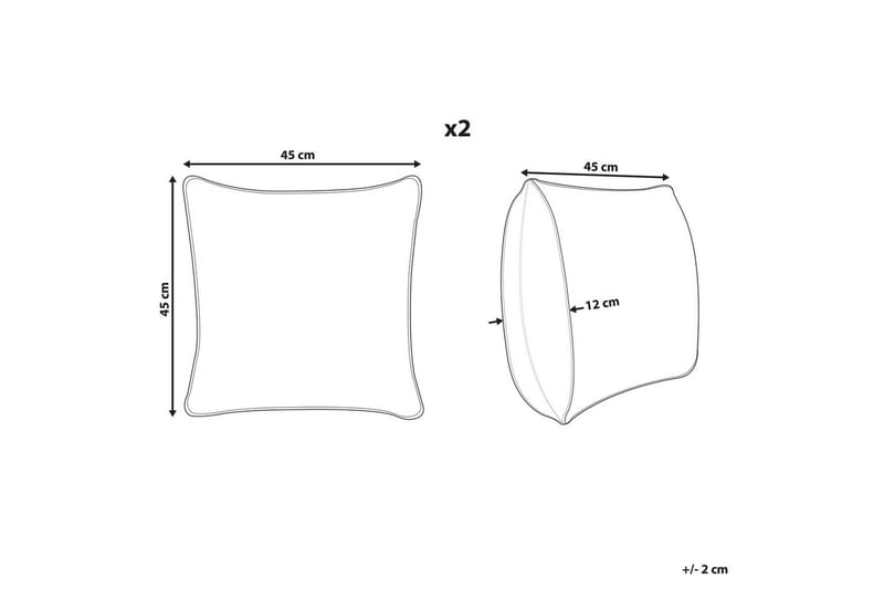 Pynteputer Meadowfoam sett på 2 - Tekstiler & tepper - Pute & putetrekk - Pynteputer