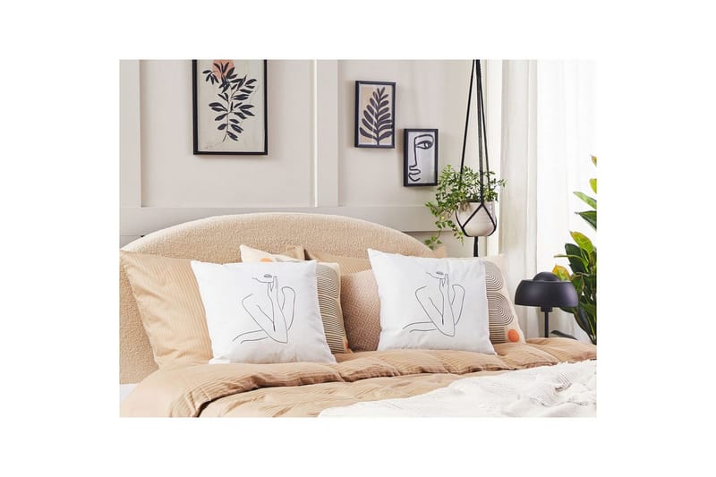 Pynteputer Meadowfoam sett på 2 - Tekstiler & tepper - Pute & putetrekk - Pynteputer