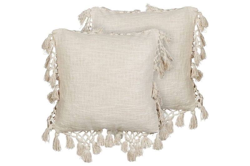 Pynteputer Olearia sett av 2 Beige, Beige