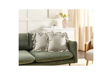 Pynteputer Olearia sett av 2 Beige - Beige - Tekstiler & tepper - Pute & putetrekk - Pynteputer
