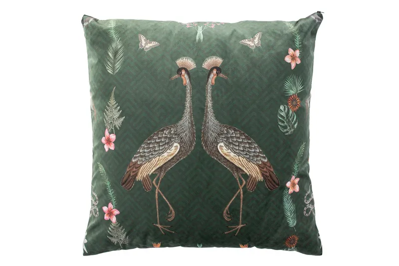 Pute Holly 65x65cm Tropiske Fugler