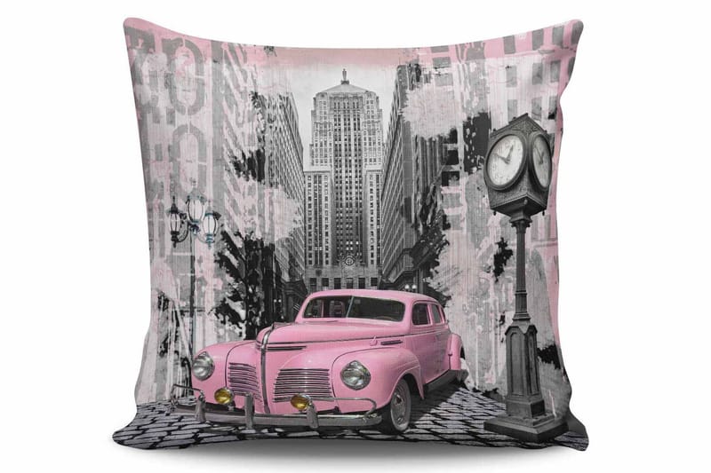 Pute Kissy 45x45 cm - Flerfarget - Tekstiler & tepper - Pute & putetrekk - Pynteputer