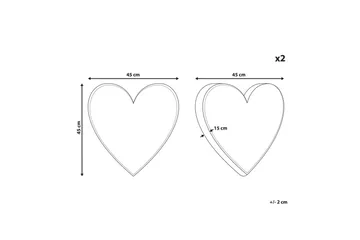 Pynteputer Rubia sett med 2 - Tekstiler & tepper - Pute & putetrekk - Pynteputer