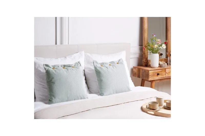 Pynteputer Sebrine sett av 2 Firkantet - Firkantet - Tekstiler & tepper - Pute & putetrekk - Pynteputer