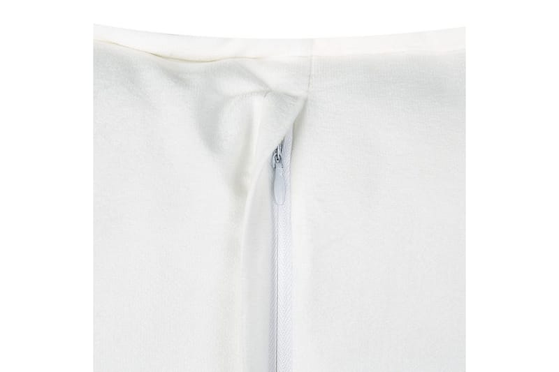 Pynteputer Senecia sett av 2 Hvit - Hvit - Tekstiler & tepper - Pute & putetrekk - Pynteputer