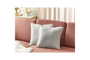 Pynteputer Senecia sett av 2 Hvit - Hvit - Tekstiler & tepper - Pute & putetrekk - Pynteputer