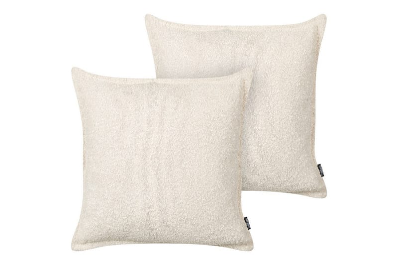 Pynteputer Senecia sett av 2 Lys beige - Lys beige - Tekstiler & tepper - Pute & putetrekk - Pynteputer