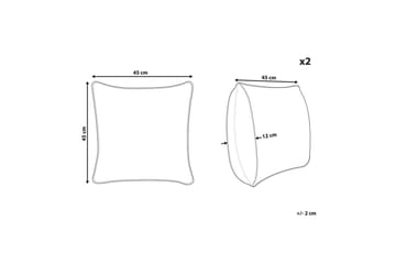 Pynteputer Silene sett på 2 - Tekstiler & tepper - Pute & putetrekk - Pynteputer