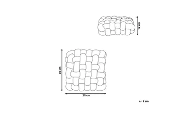 Pynteputer Sirali Gul - Gul - Tekstiler & tepper - Pute & putetrekk - Pynteputer
