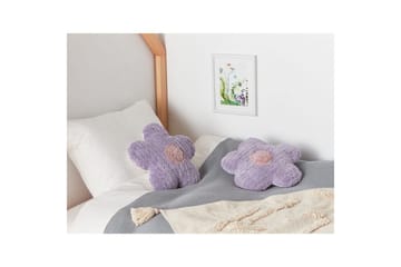 Pynteputer Sorrel sett på 2 Fiolett/Hvit/Rosa - Fiolett/Hvit/Rosa - Tekstiler & tepper - Pute & putetrekk - Pynteputer