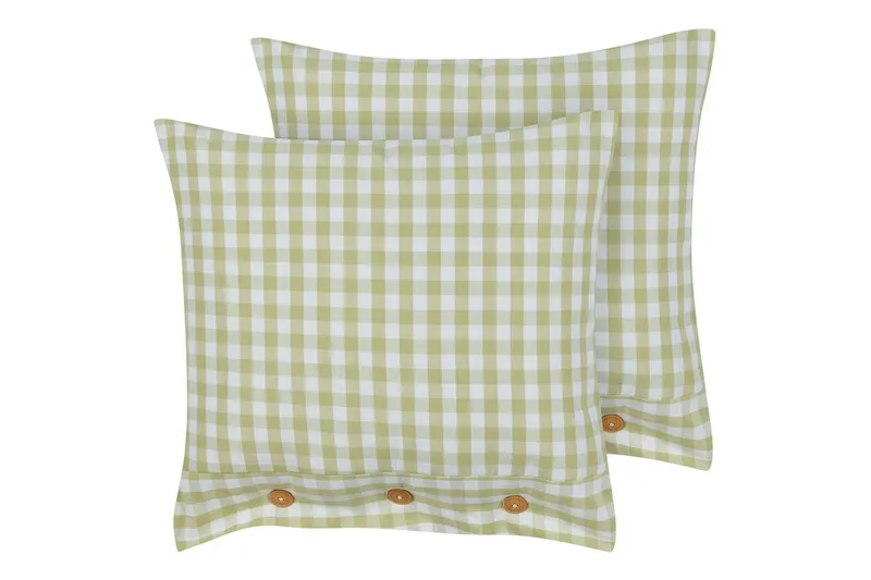 Pynteputer Talya sett på 2 Grønt/hvitt/lys tre, Firkantet, Grønt/hvitt/lys tre, Firkantet