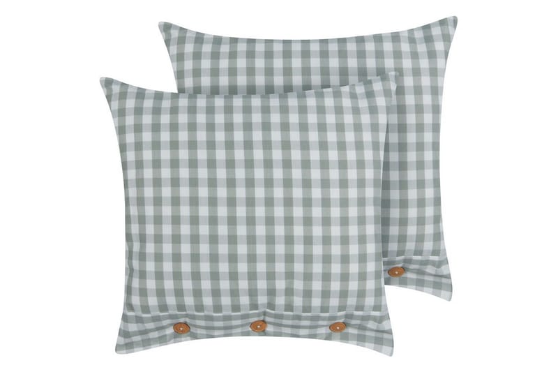 Pynteputer Talya sett på 2 Mintgrønt/hvitt/lyst tre, Firkantet, Mintgrønt/hvitt/lyst tre, Firkantet