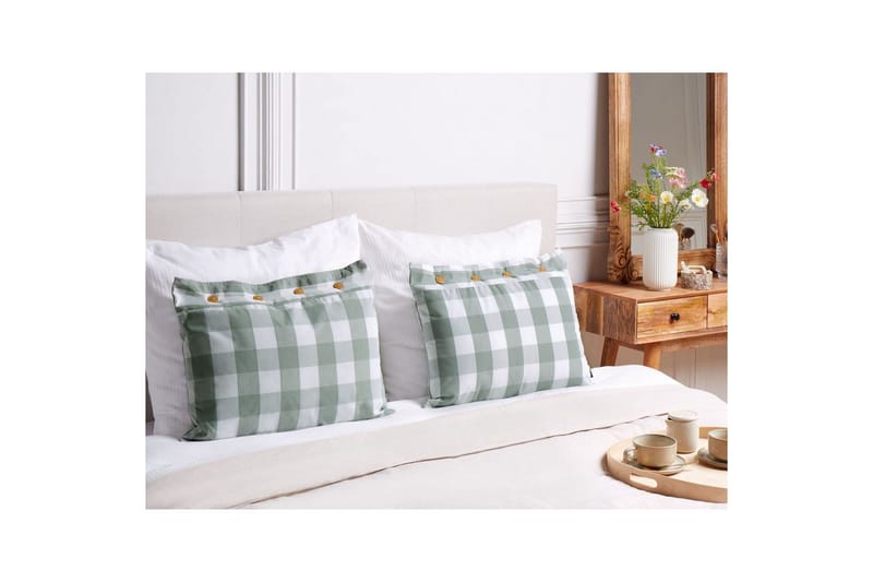 Pynteputer Tamnine sett på 2 Mintgrønn/Hvit, Rektangulær - Mintgrønn/Hvit, Rektangulær - Tekstiler & tepper - Pute & putetrekk - Pynteputer