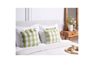 Pynteputer Tamnine sett på 2 Grønn/hvit, Firkantet - Grønn/hvit, Firkantet - Tekstiler & tepper - Pute & putetrekk - Pynteputer