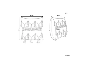 Pynteputer Thondi sett på 2 - Tekstiler & tepper - Pute & putetrekk - Pynteputer