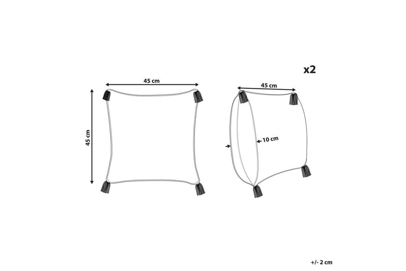 Pynteputer Tilia sett av 2 - Tekstiler & tepper - Pute & putetrekk - Pute utendørs