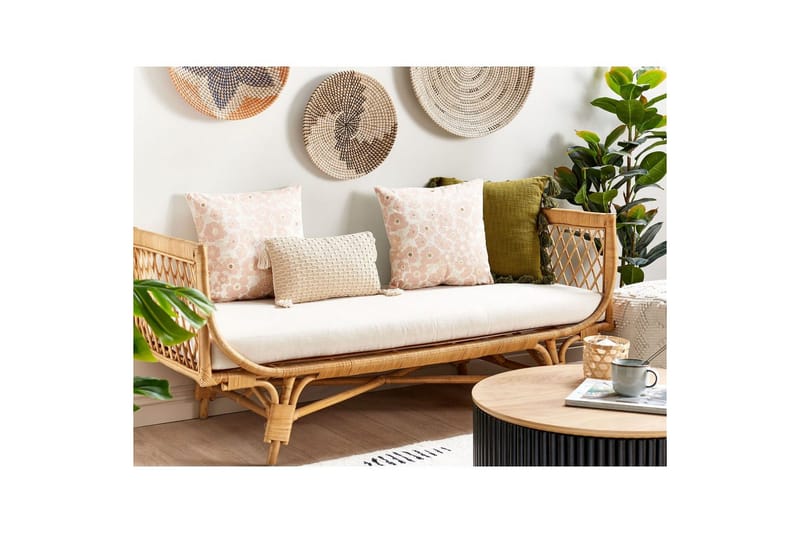 Pynteputer Triteleia sett á 2 Rosa/gull/beige - Rosa/gull/beige - Tekstiler & tepper - Pute & putetrekk - Pynteputer