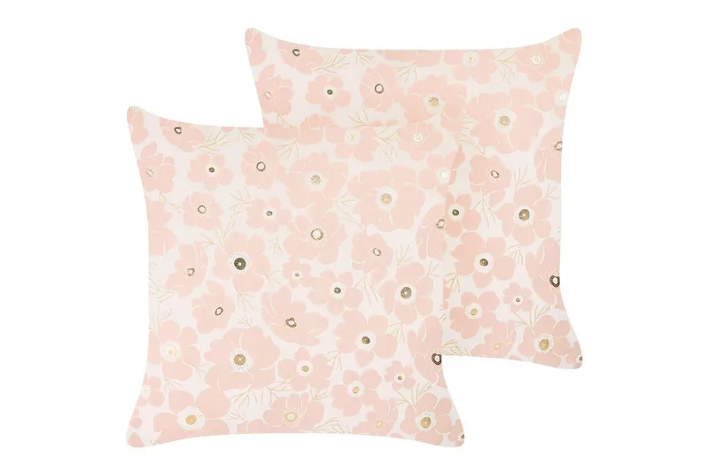 Pynteputer Triteleia sett á 2 Rosa/gull/beige, Rosa/gull/beige