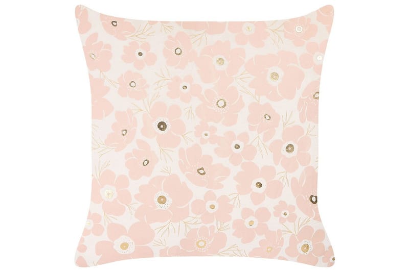 Pynteputer Triteleia sett á 2 Rosa/gull/beige - Rosa/gull/beige - Tekstiler & tepper - Pute & putetrekk - Pynteputer