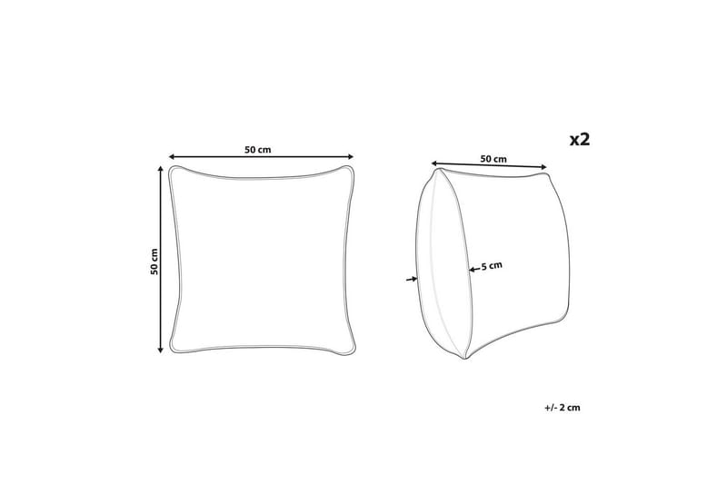 Pynteputer Verpis sett av 2 Blågrønn - Blågrønn - Tekstiler & tepper - Pute & putetrekk - Pynteputer