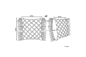Pynteputer Yaniklar sett med 2 - Tekstiler & tepper - Pute & putetrekk - Pynteputer