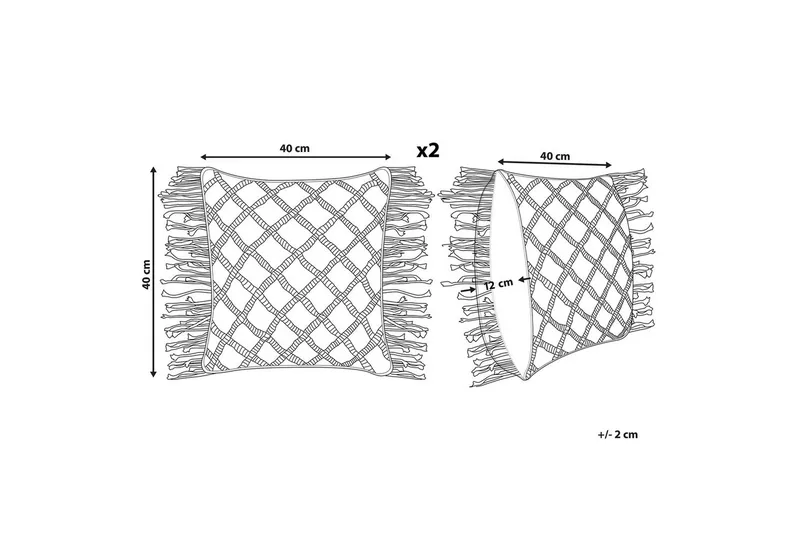 Pynteputer Yaniklar sett med 2 - Tekstiler & tepper - Pute & putetrekk - Pynteputer