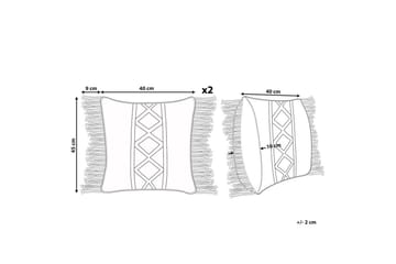 Pynteputer Yortan sett med 2 - Tekstiler & tepper - Pute & putetrekk - Pynteputer