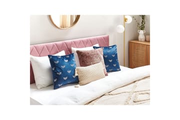 Pynteputer Yuzuri sett med 2 Blå/Sølv - Blå/Sølv - Tekstiler & tepper - Pute & putetrekk - Pynteputer