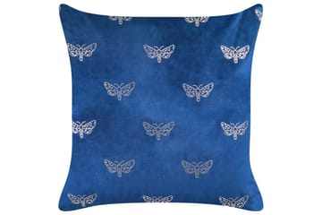 Pynteputer Yuzuri sett med 2 Blå/Sølv - Blå/Sølv - Tekstiler & tepper - Pute & putetrekk - Pynteputer