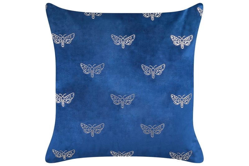 Pynteputer Yuzuri sett med 2 Blå/Sølv - Blå/Sølv - Tekstiler & tepper - Pute & putetrekk - Pynteputer