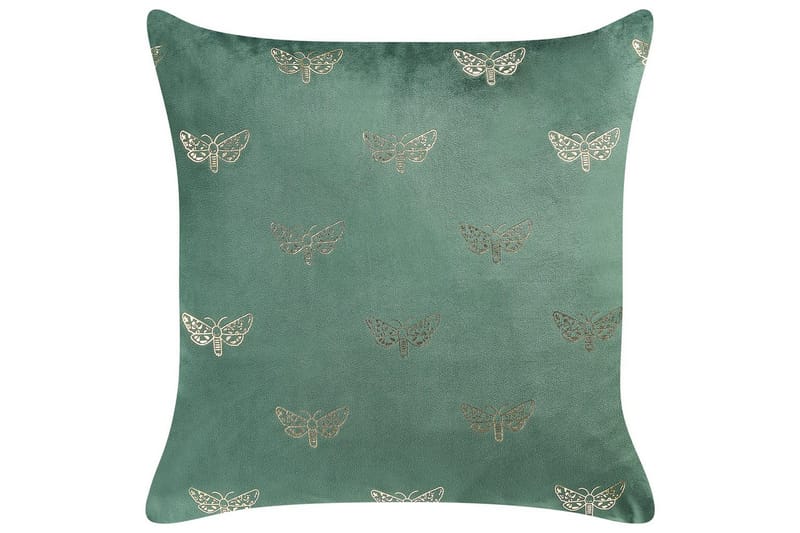 Pynteputer Yuzuri sett med 2 Grønn/gull - Grønn/gull - Tekstiler & tepper - Pute & putetrekk - Pynteputer