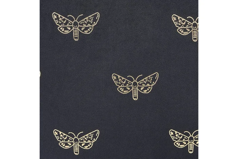 Pynteputer Yuzuri sett med 2 Svart/gull - Svart/gull - Tekstiler & tepper - Pute & putetrekk - Pynteputer