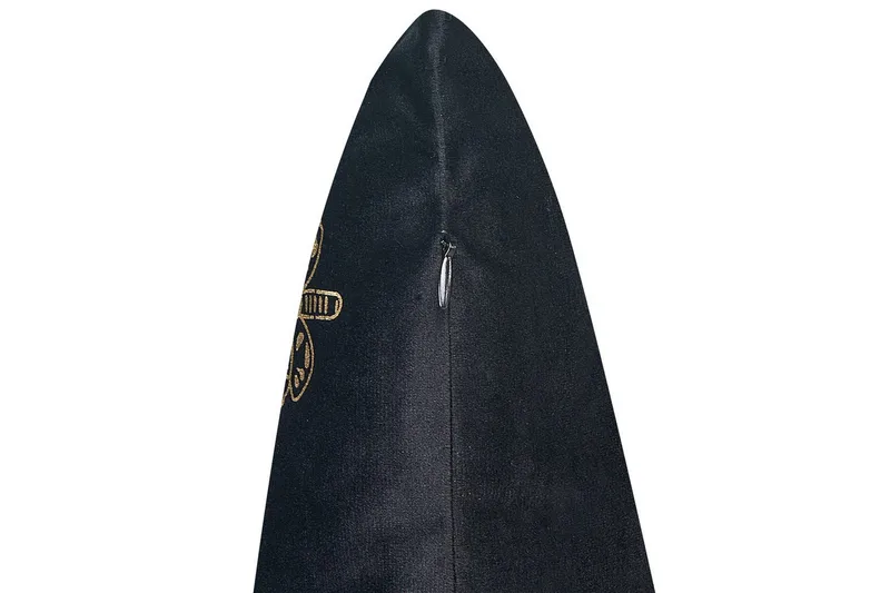 Pynteputer Yuzuri sett med 2 Svart/gull - Svart/gull - Tekstiler & tepper - Pute & putetrekk - Pynteputer