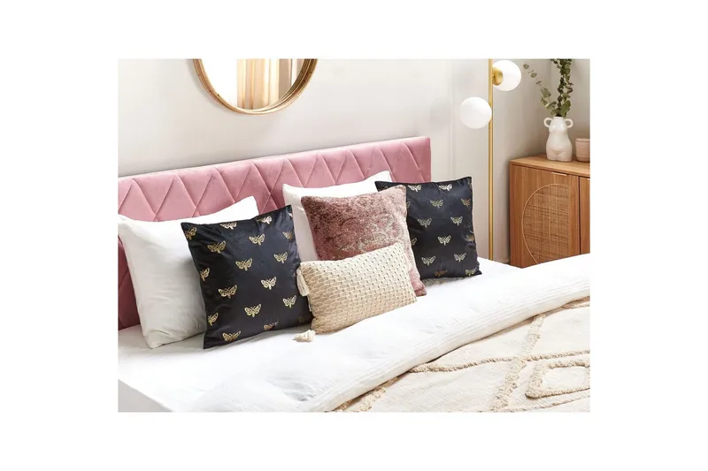 Pynteputer Yuzuri sett med 2 Svart/gull - Svart/gull - Tekstiler & tepper - Pute & putetrekk - Pynteputer