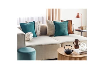 Pynteputer Zinnia sett med 2 Blå, Firkantet - Blå, Firkantet - Tekstiler & tepper - Pute & putetrekk - Pynteputer