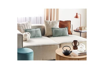 Pynteputer Zinnia sett med 2 Grønn, Rektangulær - Grønn, Rektangulær - Tekstiler & tepper - Pute & putetrekk - Pynteputer