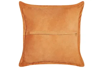 Pynteputer Zinnia sett med 2 Oransje, Firkantet - Oransje, Firkantet - Tekstiler & tepper - Pute & putetrekk - Pynteputer