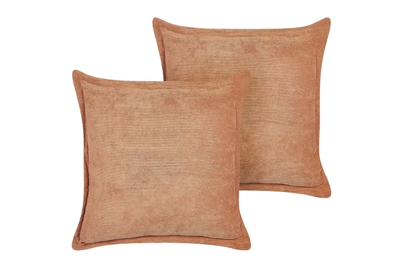 Pynteputer Zinnia sett med 2 Oransje, Firkantet, Oransje, Firkantet