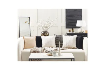 Pynteputer Pumila sett med 2 Hvit - Hvit - Tekstiler & tepper - Pute & putetrekk - Pynteputer