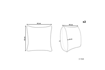 Pynteputer Peppermint sett med 2 - Tekstiler & tepper - Pute & putetrekk - Pynteputer