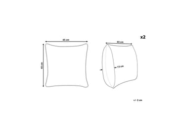 Pynteputer Psilotales sett med 2 - Tekstiler & tepper - Pute & putetrekk - Pynteputer