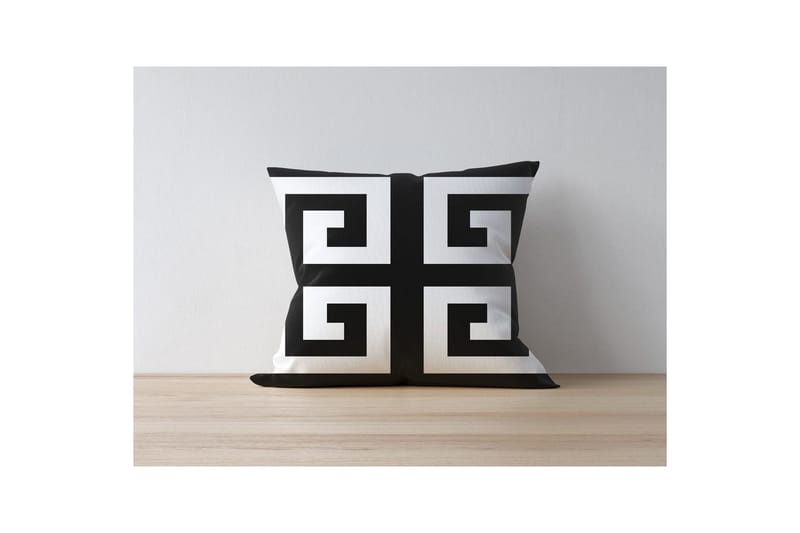 Tyrell Pyntepute 43x43 cm - Sort/Hvit - Tekstiler & tepper - Pute & putetrekk - Pynteputer