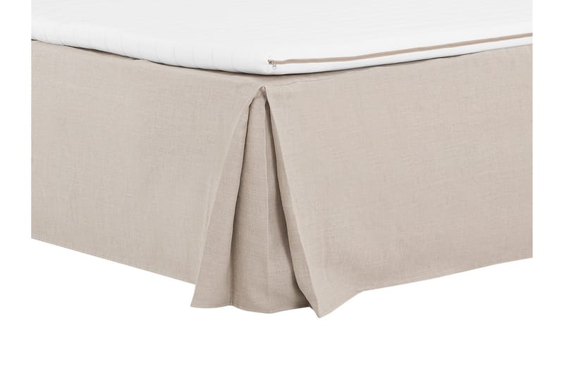 Ava Sengekappe 160x200 cm - Beige - Tekstiler & tepper - Sengetøy - Sengekappe & kanttøy - Sengekappe kontinentalseng