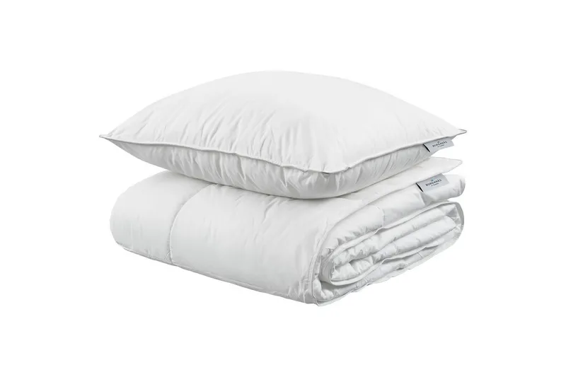 Dyne + Pute 150 x 200 cm + 50 x 60 cm Hvit