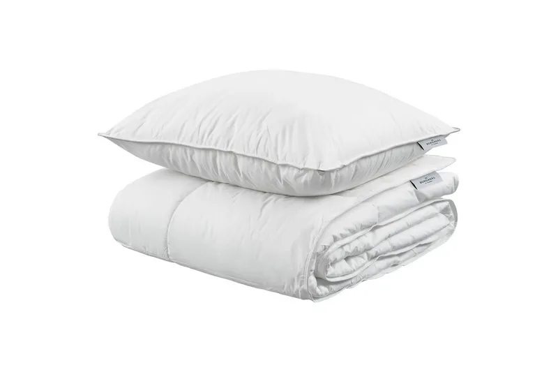 Dyne + Pute 150 x 200 cm + 50 x 60 cm Hvit