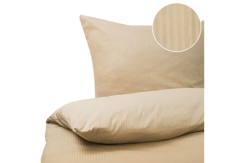 Dynetrekksett Avondale Beige, 220x155 cm - Beige, 220x155 cm - Tekstiler & tepper - Sengetøy