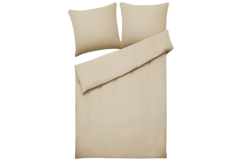 Dynetrekksett Avondale Beige, 220x155 cm - Beige, 220x155 cm - Tekstiler & tepper - Sengetøy - Sengesett