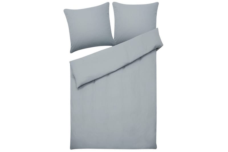 Dynetrekksett Avondale Grå, 220x155 cm - Grå, 220x155 cm - Tekstiler & tepper - Sengetøy - Sengesett