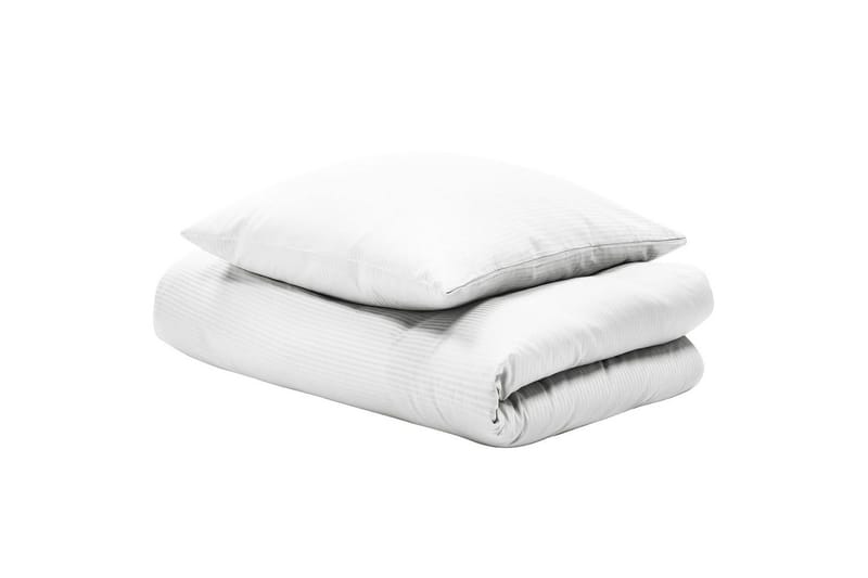 Dynetrekksett Avondale Hvit, 220x155 cm - Hvit, 220x155 cm - Tekstiler & tepper - Sengetøy - Sengesett